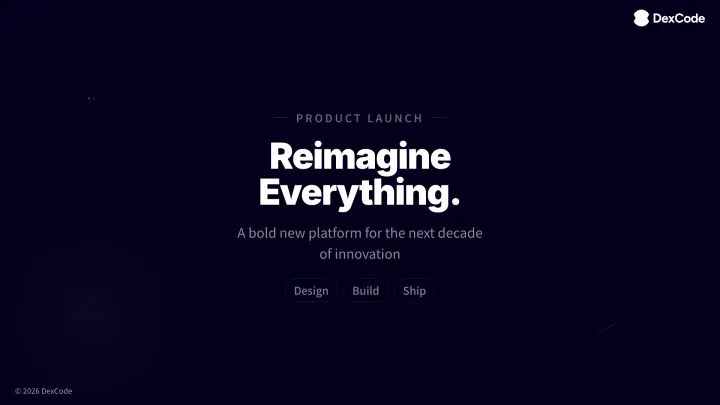 Cover creative slide