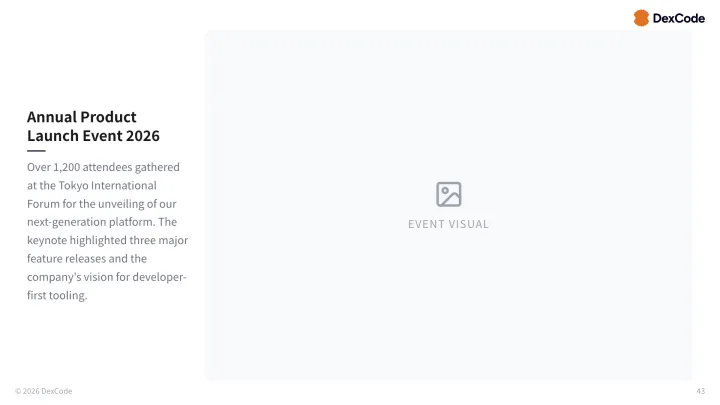 Image right caption slide