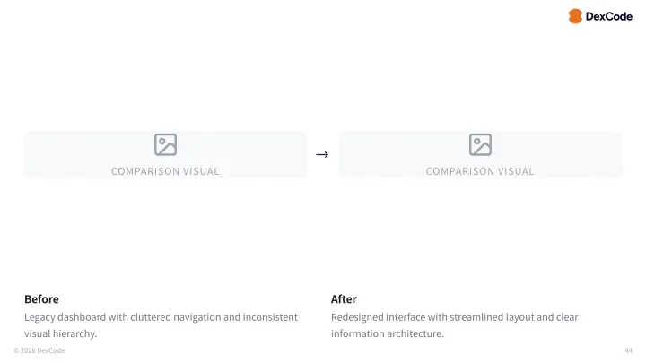 Image comparison slide