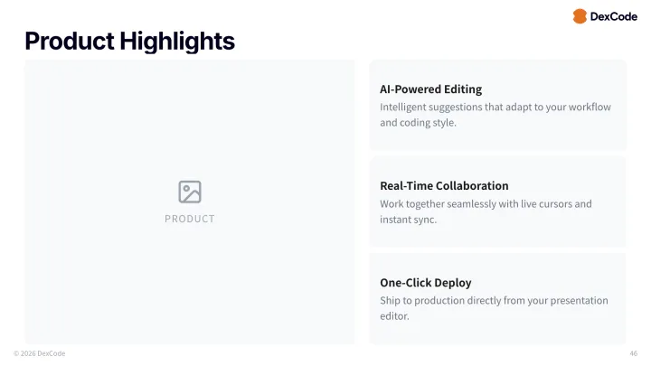 Image card list slide