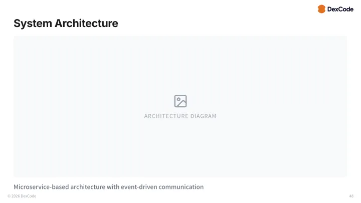 Heading image subheading slide