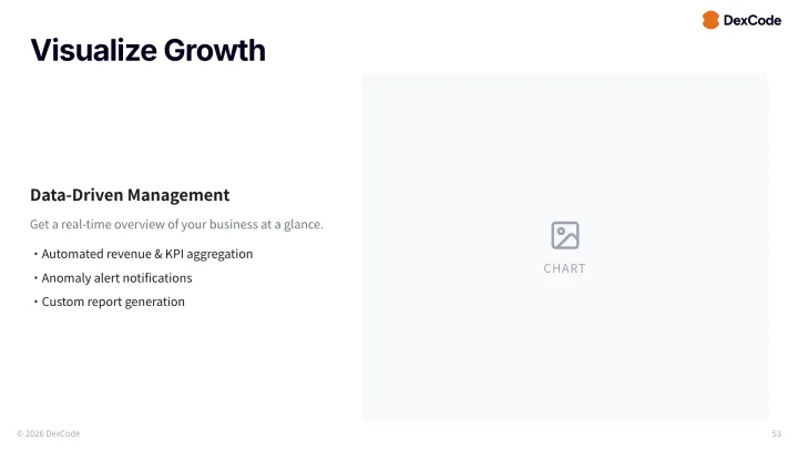 Text left image right slide